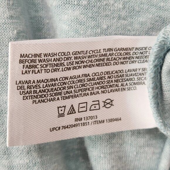 NWT Orvis Women's V Neck 3/4 Sleeve Relaxed Fit Linen Blend Top S Ether Green - Picture 8 of 10